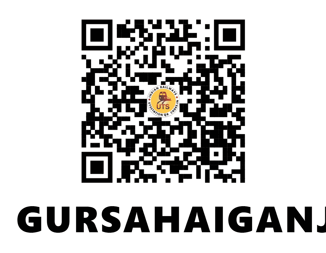 UTS QR Code for GURSAHAIGANJ - GHJ (NE - UTTAR PRADESH)